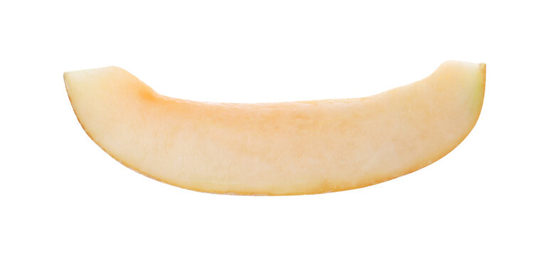 Piece of sweet melon on transparent background