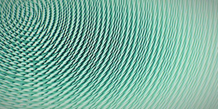 Teal embossed ripples give a dark cinematic surface that works well for a podcast cover.