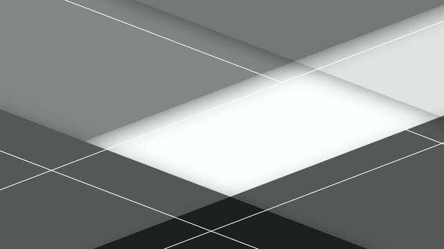 Abstract Geometric Pattern with Overlapping Layers 4K