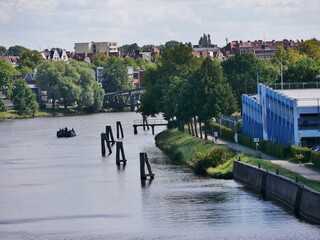 Schiffe auf der Trave in Lübeck © Clarini