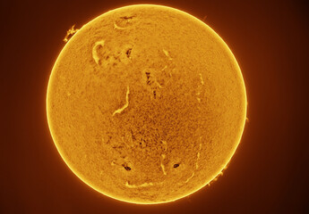 2026 Total Solar Eclipse - Chromosphere in Halpha © Azathoth Pics