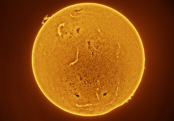 2026 Total Solar Eclipse - Chromosphere in Halpha © Azathoth Pics