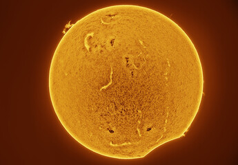 2026 Total Solar Eclipse - Chromosphere in Halpha © Azathoth Pics