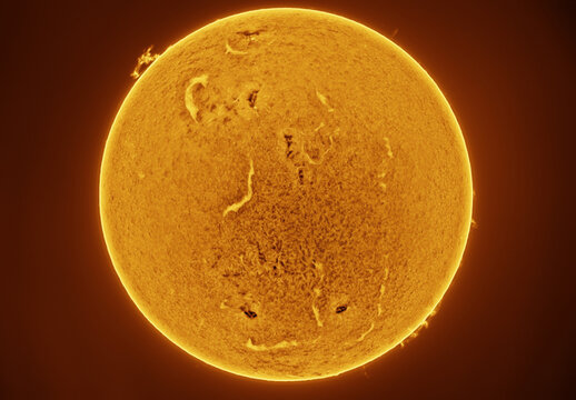 2026 Total Solar Eclipse - Chromosphere in Halpha