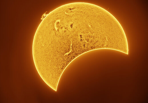 2026 Total Solar Eclipse - Chromosphere in Halpha