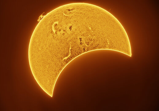 2026 Total Solar Eclipse - Chromosphere in Halpha