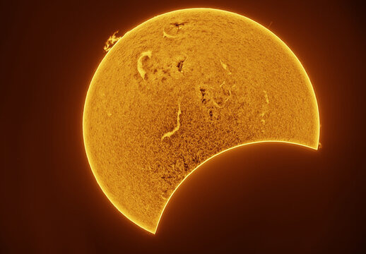 2026 Total Solar Eclipse - Chromosphere in Halpha