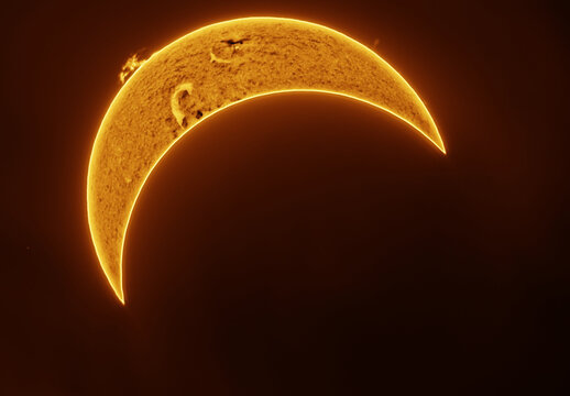 2026 Total Solar Eclipse - Chromosphere in Halpha
