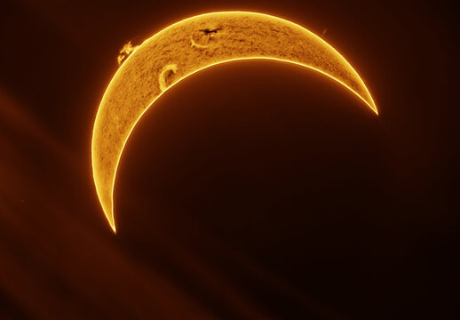 2026 Total Solar Eclipse - Chromosphere in Halpha