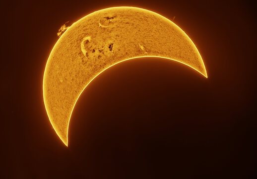 2026 Total Solar Eclipse - Chromosphere in Halpha