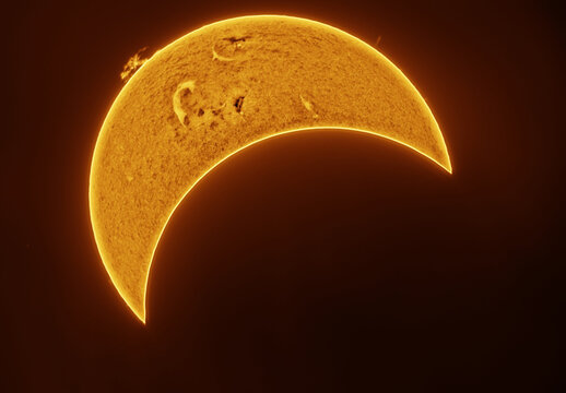 2026 Total Solar Eclipse - Chromosphere in Halpha