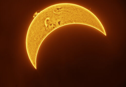 2026 Total Solar Eclipse - Chromosphere in Halpha