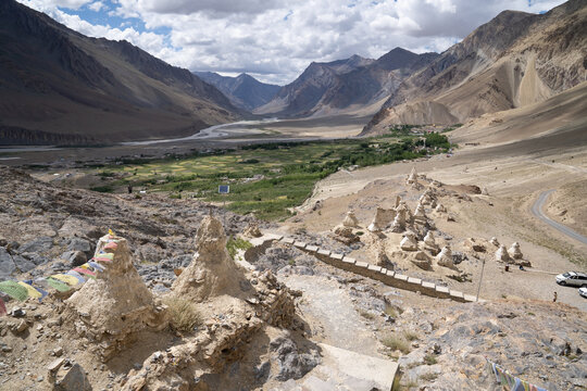 amazing view of Zanskar Valley in Ladakh. India
