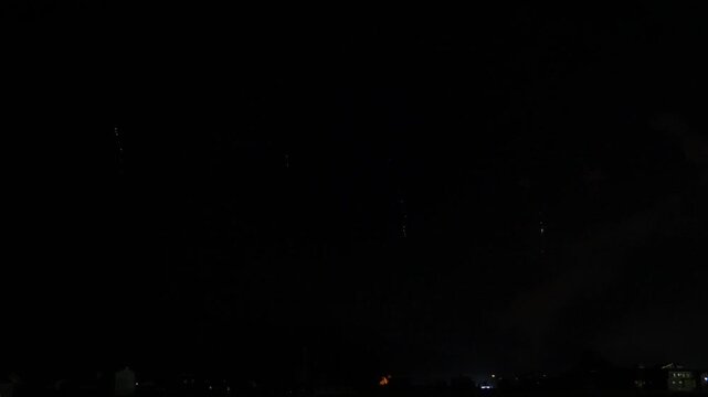 打ち上げ花火・花火大会イメージ（音声あり）
