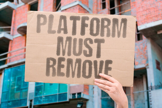 "Platform must remove" FTC rule requires quick takedown of intimate images. TAKEDOWN. DEADLINE. PLATFORM. OBLIGATION. FTC.
