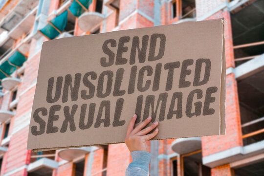 "Send unsolicited sexual image" Cyberflashing now carries prison time. UNSOLICITED. IMAGE. PRISON. CYBERFLASHING. CRIME.