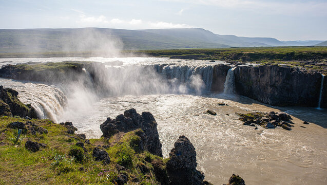 Go&eth;afoss Waterfall in Northern Iceland