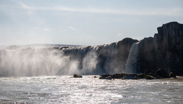 Go&eth;afoss Waterfall in Northern Iceland