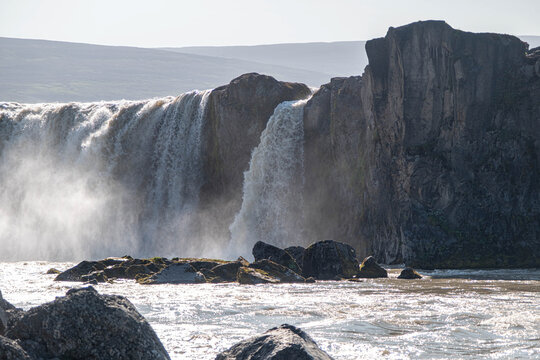 Go&eth;afoss Waterfall in Northern Iceland