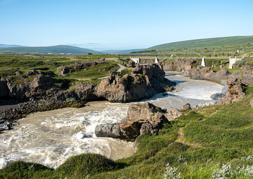 Go&eth;afoss Waterfall in Northern Iceland