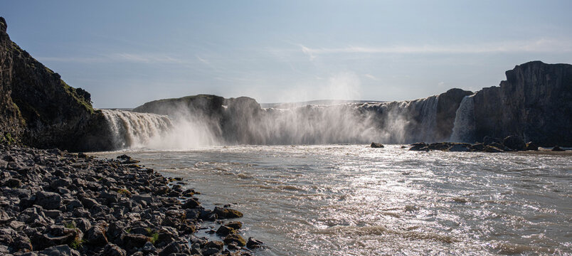 Go&eth;afoss Waterfall in Northern Iceland