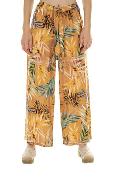 Woman wearing pants in a white studio for e-commerce fashion