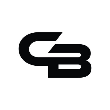 letter gb logo design vector	