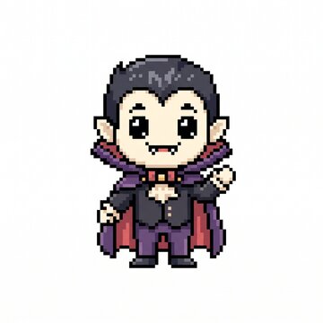  Vampire pixel art character design