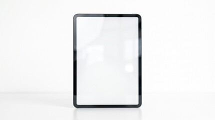 Fototapeta premium Modern Tablet Device with Blank Screen on White Background
