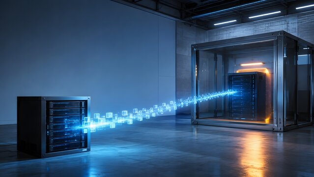 Encrypted Data Transfer and Secure Server Migration