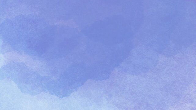 Periwinkle blue watercolor wash with cloudy painted texture in motion.