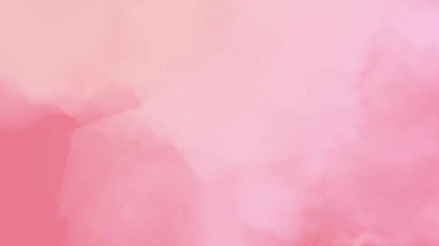 Pale pink watercolor wash with soft layered shapes in motion.