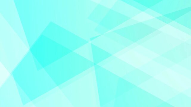 Abstract Geometric Cyan Polygonal Patterns 4K