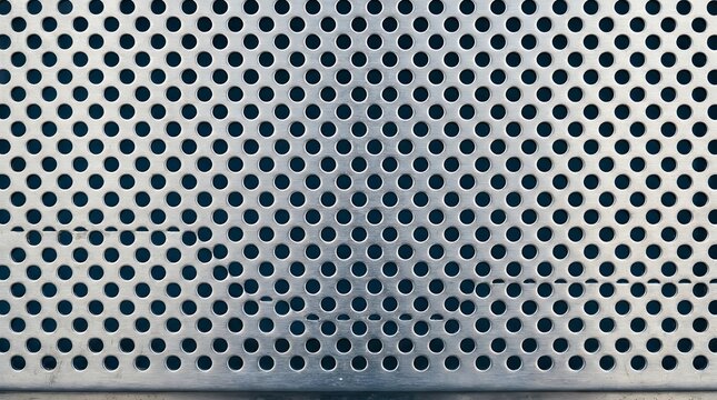 Perforated Metallic Panel Silver Azure Industrial Chic Texture3d Grille Motif Illustrative Render Backdrop  Perforated Metallic Panel Silver Azure Industrial Chic Texture3d  Grille Motif