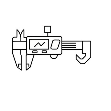 Digital Caliper Icon