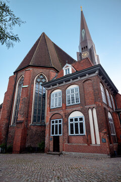 Hamburg, Germany - July 1, 2026: St. Catherine&rsquo;s Church, Hauptkirche St. Katharinen, a historic landmark in Hamburg, Germany.