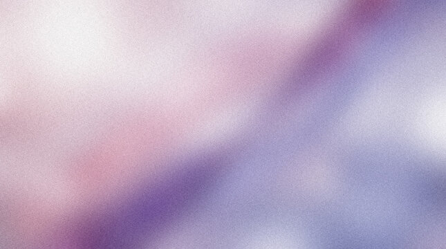 Abstract grainy gradient background, soft purple and pink lo-fi texture, ethereal aesthetic blur for social media and web design