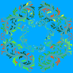 Fototapeta premium abstract colorful background with circles