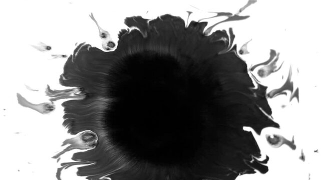 Slow Chinese Ink Spread Background for Cultural Videos, Documentary Titles and Brand Films
