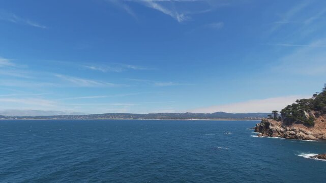 View of Point Lobos, California,