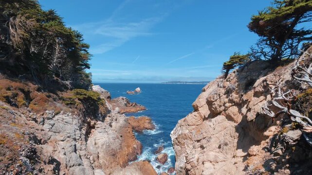 View of Point Lobos, California,