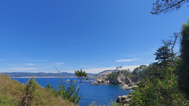 View of Point Lobos, California,