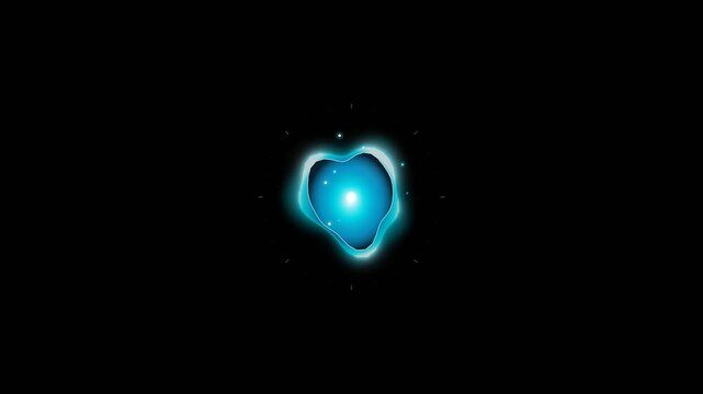 Organic Aqueous Ink Drop Wobble Loading Loop 4K