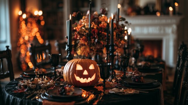 Halloween night dinner