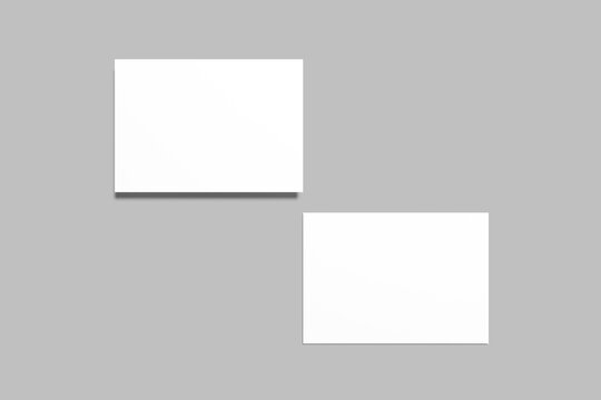 A5 Landscape Mockup Design Blank	