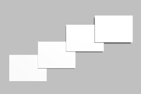 A5 Landscape Mockup Design Blank	