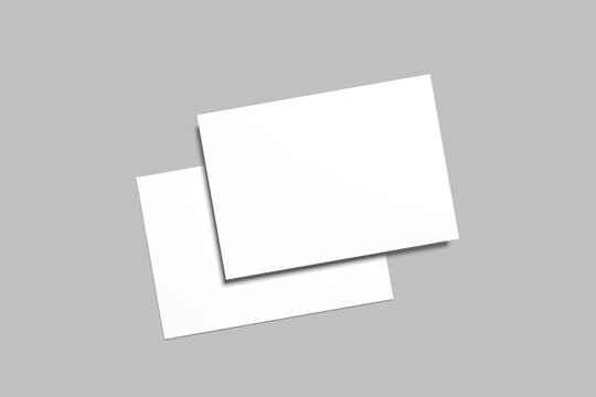 A5 Landscape Mockup Design Blank	