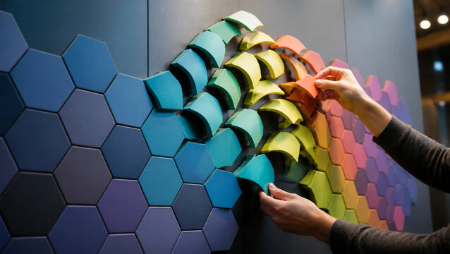Magnetic Tile Tessellation Turns Stasis Into Motion
