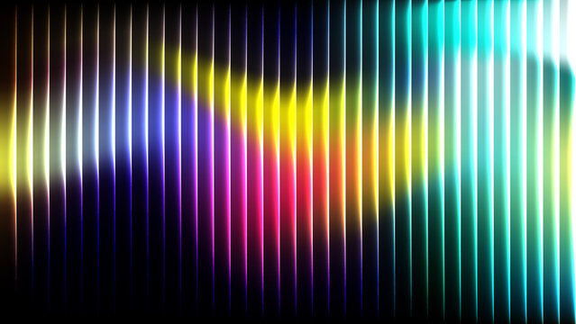 Rainbow or colorful gradient spectrum wave abstract shape background, futuristic gradient glass color background