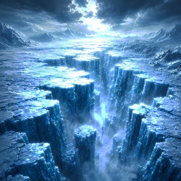 雪の谷